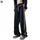 デニムパンツ メンズ 原宿系 個性的 ジーパン グラデーション 長ズボン Gパン 春秋 カーゴパンツ カジュアル ゆったり 通気性 耐摩耗 速乾 オールシーズン 作業着 通勤 青年 学生 ボトムス おしゃれ