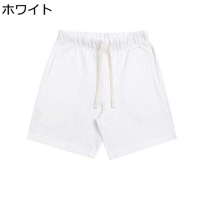 ハーフパンツ トレーニングウェア 無地 スウェットパンツ バスケパンツ ショート丈 ゴム紐付き メンズ 短パン 夏 サマー スポーツ 軽量 吸汗速乾 通気性 薄手 涼しい ボトムス 男女兼用