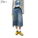 ワイドパンツ デニムパンツ 7分丈 メンズ レディース 日系 ジーパン ストリート系 ジーンズ ズボン ビッグシルエット お洒落 ストリートモード オールシーズ...