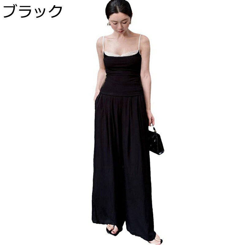 ワイドパンツ レディース ガウチョパンツ ゆったり 綿麻 ハイウェスト ウエストゴム ボトムス 脚長 細見え 接触冷感 お腹スッキリ 薄い 旅行 通勤 パーティ...