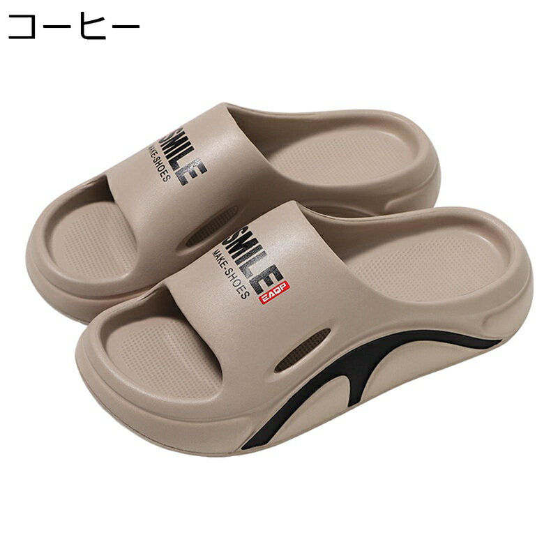 スライドスニーカー ビーチサンダル メンズ EVA厚底 身長アップ 滑り止め 夏用 シューズ アーチサポート 超軽量 通気性 ストリート 日常 蒸れない 速乾 お手入れ簡単 足痛くない