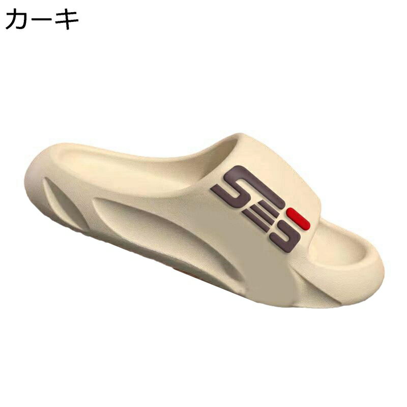 ルームシューズ シャワーサンダル スリッポン メンズ 抗菌防臭 厚底 身長アップ 足痛くない ウォーキン..