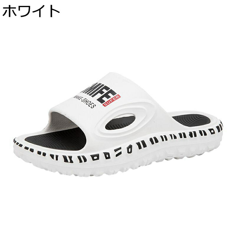 スライドサンダル ビーチサンダル メンズ EVA 滑り止め 夏用 土踏まずサポート 軽い 抗菌防臭 室内/室外履き チャンキーソール 人気 水場 ワンマイル 蒸れない 速乾 履きやすい 足痛くない