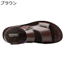 スポーツサンダル メンズ 本革 23.5-28.5cm レザー 外履き サンダル 春 夏 カジュアルシューズ 2way 大きいサイズ 2way履き 日常 スリッ...