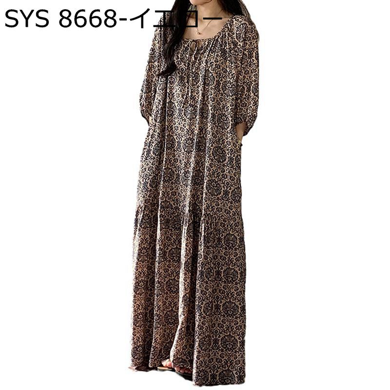 ルームワンピース マキシ丈 パジャマ レディース 半袖 夏 ナイトウェア ネグリジェ 大きいサイズ 薄手 通気性 吸湿 速乾 肌触り 快適 ゆったり おしゃれ ビーチ リゾート