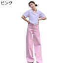 カジュアルパンツ 総柄 かわいい ワイドパンツ レディースボトムズ ジーンズ ルーズ ファッション 韓国風 ストリート系 ヒップホップ 春秋 街着 外出 デイリー 着回しやすい ユニセックス