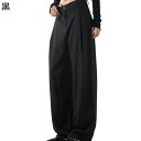 レディース スーツパンツ ワイドパンツ カジュアル ルーズシルエット ベーシック 無地 窮屈感のない 韓国風 通気性いい 軽い 快適 着回し力 無地 春夏秋着 アウトドア 合わせやすい 通勤通学