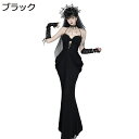 ワンピース ゴシック 甘ロリ 姫風 レディース ロング丈 キャミソール お嬢様風 コスプレ衣装 タイト クロス ゴシックロリータ 原宿系 着痩せ ライブ 舞台衣装 撮影 演奏会 お茶会 ハロウィン 夏秋