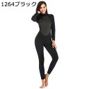 フルスーツ 水着 レディース フルウェットスーツ ワンピース バックジップ ネオプレン 日焼け防止 スイミング ダイビング ビーチ フィッシング フリーダイビン...