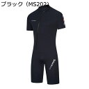 ウェットスーツ 半袖 水着 メンズ フルウェットスーツ ワンピース ジップ 快適 ネオプレン 日焼け防止 スイミング ダイビング ビーチ フィッシング フリーダ...