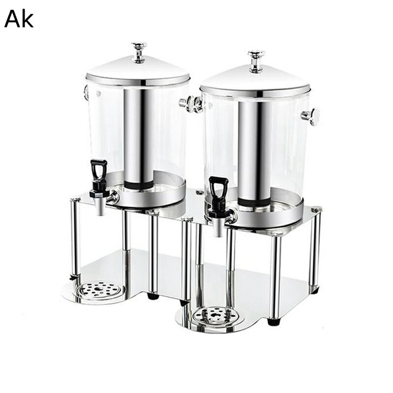 ドリンクサーバー ステンレス製 飲料ボトル 蛇口付き 大容量 ディスペンサー ポット 透明 可能なステン..