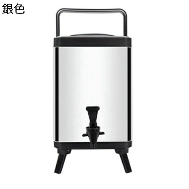 ステンレスミルクティーバケツ 保温ポット 保温・保冷 蛇口付き 折りたたみ 温冷飲料ディスペンサー 二重壁ステンレス鋼断熱バケツ 大容量 ミルクティー ミルク コーヒー 魔法瓶 ミルクティーショップ