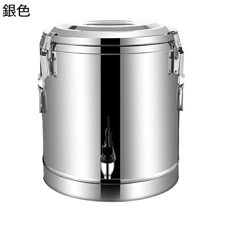 ステンレスミルクバケツ 保温卓上ポット断熱バレル 蛇口付き 保温・保冷 漏れ防止 ホットコールドドリンクディスペンサー ホット・コールド二重絶縁 食品バケツ 牛乳バケツ ミルク ミルクティー豆乳用