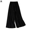 ワイドパンツ シフォン ふんわり ビッグシルエット キュロット レディース チノパンツ カジュアル 春夏秋着 ウエストゴム 圧迫感ゼロ 肌触り 着用感 日系 シンプル 部屋着 お出掛け ナチュラル