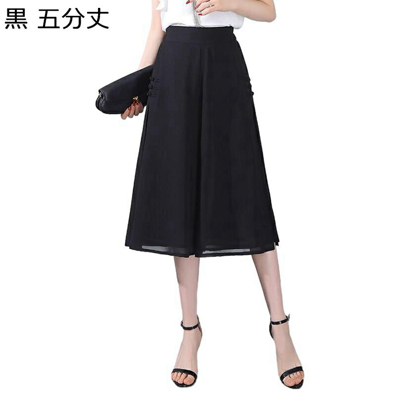 ワイドパンツ キュロット レディース ゆったり ガウチョパンツ サイドスリット ハイウエスト 体型カバー 薄手 スカート風 エレガント Aライン 着痩せ 美脚 春 夏 秋 お出かけ エレガント