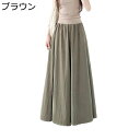 キュロットスカート Aライン ロングパンツ ワイドパンツ レディース プリーツ スカート風 ゆったり 薄手 ビッグシルエット スカンツ スカーチョ 体型カバー 美脚効果 夏 アウトドア 通勤通学