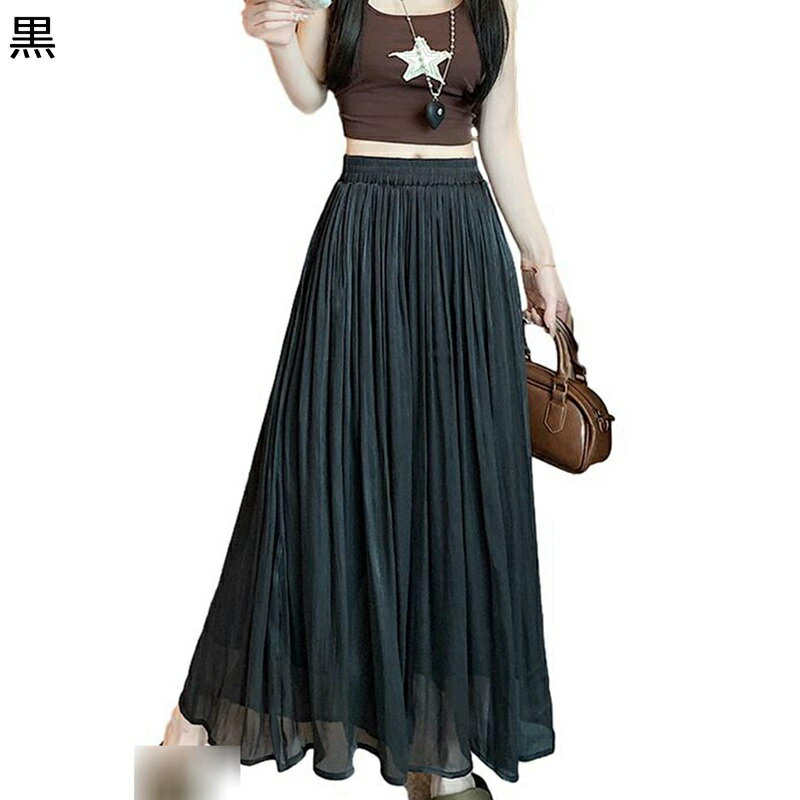 キュロットスカート ワイドパンツ ふんわり レディース シフォン 透け感 ゆったり スカーチョ Aライン ロング丈 通気性 スカート風 エレガント ハイウエスト 着痩せ 美脚 春 夏 お出かけ 買い物