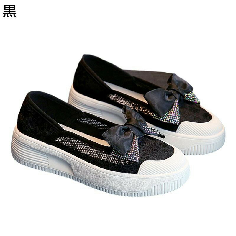 ローファー レディース 22.0-26.5cm トレンド リポン かわいい スニーカー フラット 大きいサイズ レー..