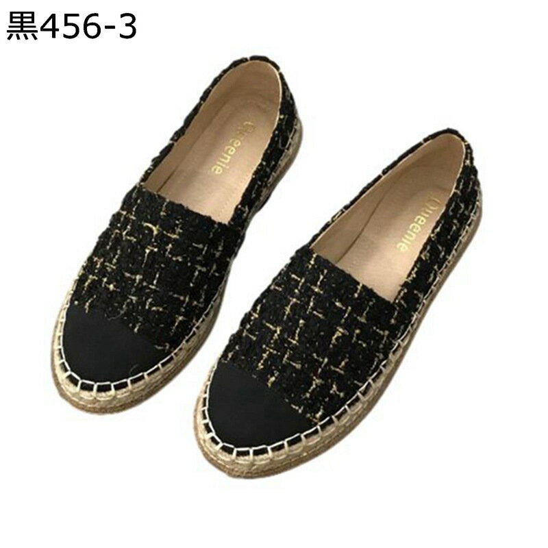 モカシン レディース カジュアルシューズ 夏 黒 白 キャンバス トレンド 爽やか 滑り止め 簡約 ペタン..