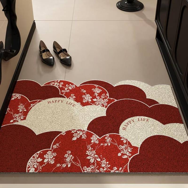 泥落としマット 業務用 家庭用 玄関 ウェルカムマット 滑り止め 中華風 フロアマット 台所 室内 ラグカーペット 手洗いok 消臭 拭ける 防ダニ 抗皺耐熱 耐久性 喫茶店 業務用 オフィス用 diy可能