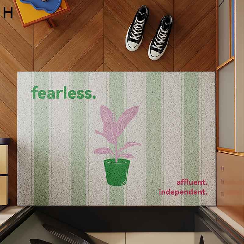 泥落としマット 業務用 玄関 ウェルカムマット 滑り止め 北欧風 椅子柄 チェア 大判 屋外 室内 ラグ PVC 水洗い 汚れに強い 防滑 無臭 防音 掃除が簡単 和室 洋室 ホテル 出入り口 diy可能