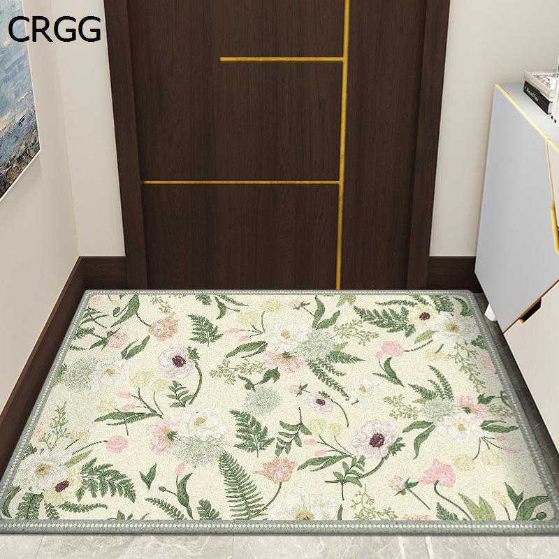 花柄 玄関マット 室内 ドアマット 滑り止め 幾何柄 フロアマット 台所 カーペット 洗える 厚手 抗菌 ウェルカムマット 耐磨耗 インテリア 色落ちなし diy可能 フローリング 出窓 応接間