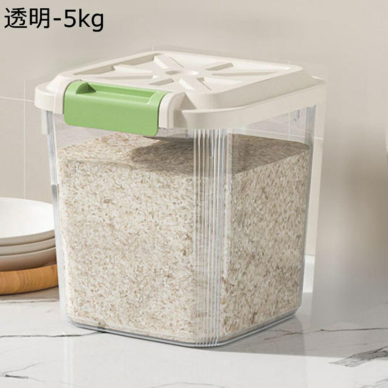 米びつ 5kg キャスター 計量カップ付き 米びつケース 省スペース 冷蔵庫 小麦粉 駄菓子 砂糖 無洗米対応 無洗米 鮮度キープ 持ち運び便利 ライスストッカー お米収納 ケース ファッション