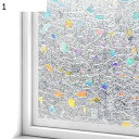 ステンドグラス 3D 外から見えないシート はがせる 窓用フィルム ガラス 目隠しシール 断熱 防水 水で貼れる 綺麗 北欧スタイル 遮光 紫外線対策 新生活 新築祝い お風呂 リビングルーム ベランダ トイレ