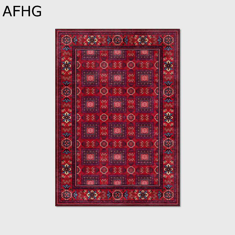 部屋飾りマット 大判グラ カーペット フロアラグト 花柄 アンティーク 復古 ヴィンテージ フロアグラ キズ防止 防音 吸湿速乾 本間 清潔やすい インテリア 在宅勤務