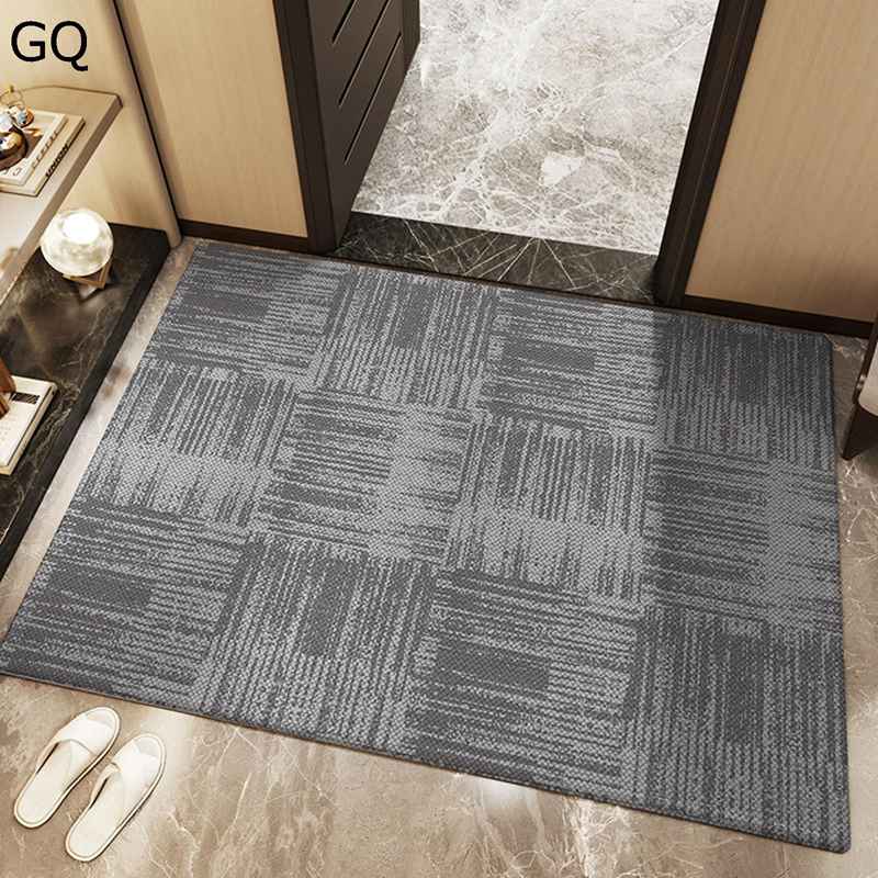 足拭きマット 業務用 玄関 エントランスマット 滑り止め モダン フロアマット 台所 室内 ラグカーペット 水洗い 汚れに強い 防滑 防ダニ 抗皺耐熱 耐久性 廊下 ベランダ 寝室 自由にカット