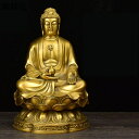 釈迦牟尼 仏陀 釈尊 阿弥陀仏 薬師仏 風水グッズ 仏壇仏像 仏教道教工芸品 真鍮製 置物 縁起物 仏壇供奉 インテリア飾り 福運 開運グッズ お守り プレゼン...