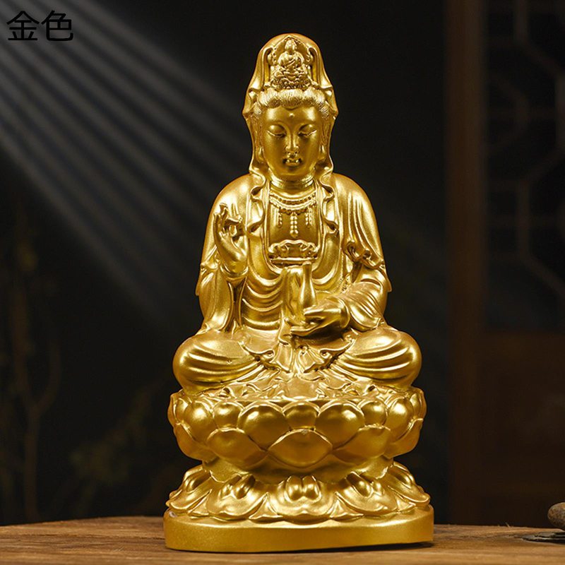 高級木彫り 観音像 仏像 観音菩薩 厄除け インテリア 仏教美術 仏壇仏像 木製彫刻 お守り 開運 風水ア..