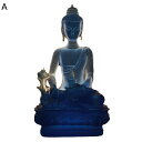 瑠璃薬師仏 仏像 風水グッズ 置物 開運グッズ デスクの飾り インテリア小物 チベット仏教 小型 工芸品 邪気除け 福運 厄除け お守り 装飾品 お祝い 書斎 ...