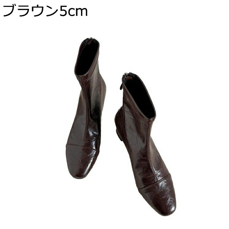 ブーティ ショートブーツ 本革 レザー レディース ポインテッドトゥ ビジネス オフィス アンクル丈 秋..