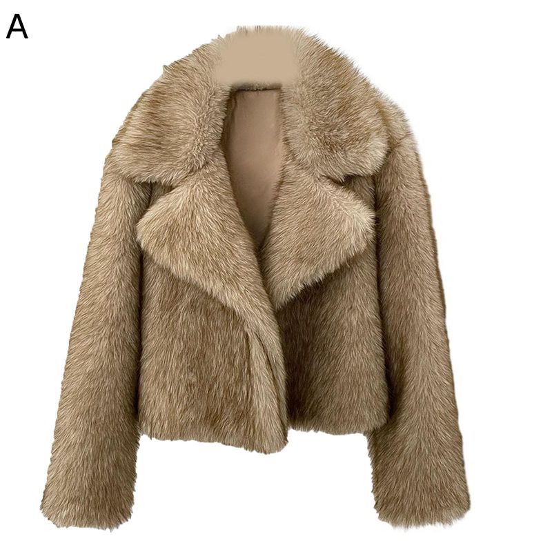 毛皮コート レディース ショートアウター ファージャケット エコファー 防風 保温保暖 もこもこ 毛皮ブルゾン 暖かい フェミニン 秋用 ..