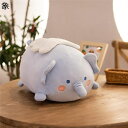 ぬいぐるみ ウィング 団子 丸い 伏せる姿 動物シリーズ 笑? 添い寝枕 おもちゃ だきまくら ネックピロー お昼寝クッション 人形 癒し系 ふんわり 柔らか 高弾力 敬老の日 お誕生日プレゼント