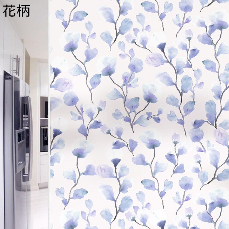 窓用フィルム すりガラスシート 花柄 かわいい 目隠しシート 外から見えない 暑さ対策 遮光 紫外線カット 再利用可能 接着剤必要なし 断熱フィルム 賃貸OK 新築祝い 子供部屋 食器棚 喫茶店 装飾 田園風 色絵