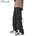 カーゴパンツ デニムパンツ メンズロングパンツ ジーンズ ストリート系 おしゃれ ストレートパンツ ファスナー付き 多ポケット 耐摩耗 春秋 通学 お出掛け 旅...
