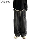 デニムパンツ カーゴパンツ ワイドパンツ メンズ ストレートパンツ ビッグシルエット ヴィンテージ ストリート系 大きなサイズ おしゃれ カジュアル ファスナー付き 春 通学 通勤 耐摩耗 通気性