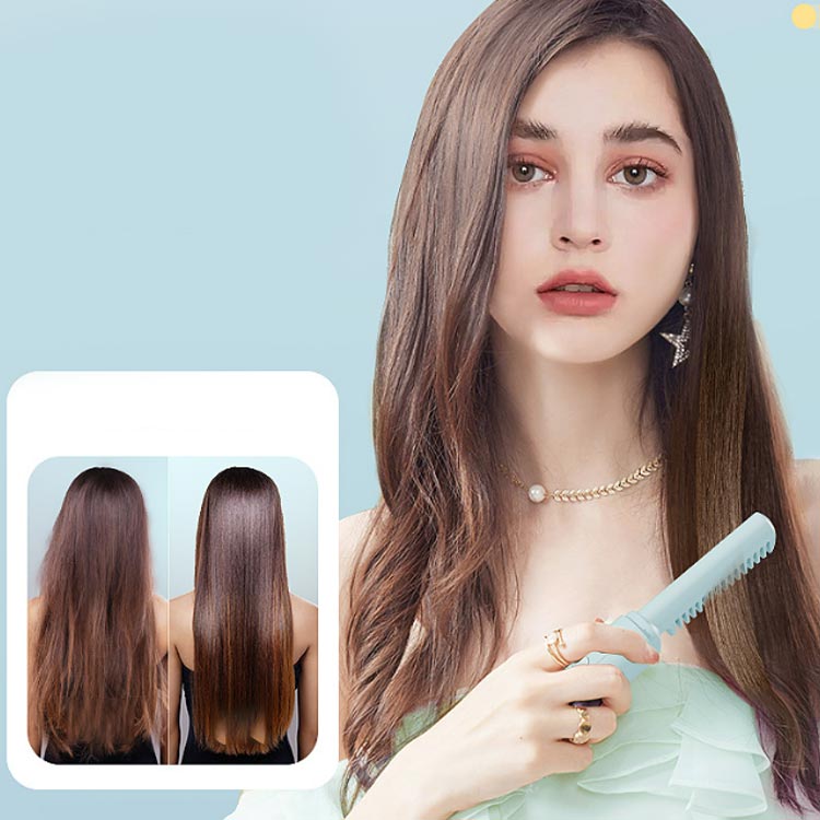あべ商会 楽天市場店の学校 急速加熱 ヘアアイロン 軽量 2way ミニヘアアイロン 携帯用 アイロン USB充電式 2way 温度表示 カール ヘアアイロン 持ち運び ストレート 前髪両用 家庭用 旅行用 2way オフィス へああいろん｜アングル2