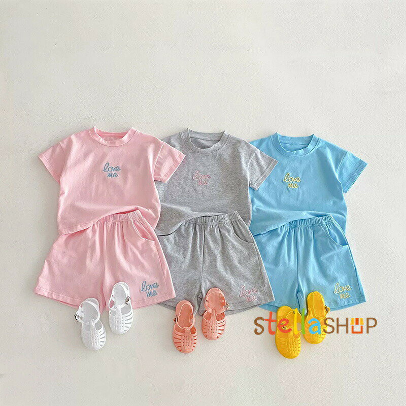 セットアップ キッズ 兄妹 女の子 男の子 ジャージ 上下セット ジュニア 赤ちゃん ベビー服 tシャツ 綿..