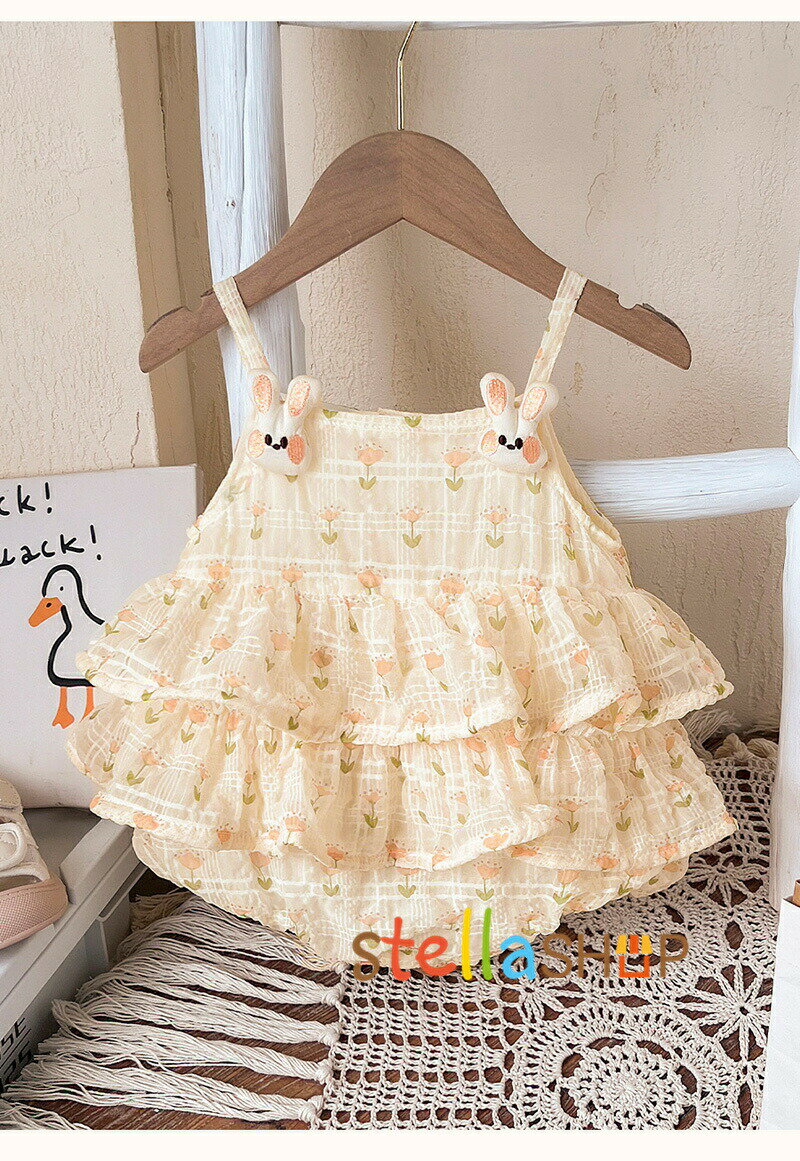 ベビー服 ロンパース 女の子 子供服 カバーオール キッズ 新生児 綿 赤ちゃん 保育園 幼稚園 おしゃれ 可愛い 韓国子ども服 ルームウェア 部屋着 誕生日 出産お祝い プレゼント 初節句 入園 春 夏 お出かけ 66 73 80 90cm 1歳 2歳 3歳