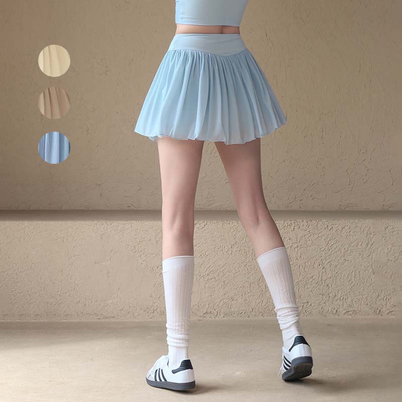 スポーツウェア おしゃれ ヨガスカート スポーツ スカート 可愛い ウェア ヨガウェア 体系カバー レデイーズ 室内用 ヨガ レギンス フィットネスウェア トレーニングウェア トップス 大きいサイズ ピラティス ゆったり カジュアル きれいめ S M L XL