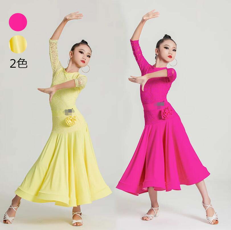 サンバ衣装 ダンドレスラテン ジュニア 社交ダンス ルンバ 競技用 ダンスウェア ステージ衣装 タンゴ 社交ダンス衣装 ドレス ゴージャス ラテンダンスドレス ...