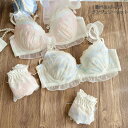 送料無料 可愛い ブラショーツ 上下セット 美胸 プレゼント 魅惑 オシャレ セクシー軽い 高品質 盛れるブラ 綺麗 薄手 セクシー軽い補正下着 セット エレガ...