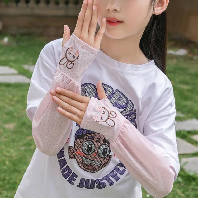 涼しい アームカバー 虫よけ キッズ 子ども uv 冷感 冷感 日焼け防止 アームカバー...