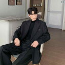 メンズ ファッション 春夏 秋冬 かっこいい オシャレ モテ 男性用 紳士服 服 韓国 シンプル 大人 花 カジュアル メンズスーツ 高級 ゆったり大スーツ