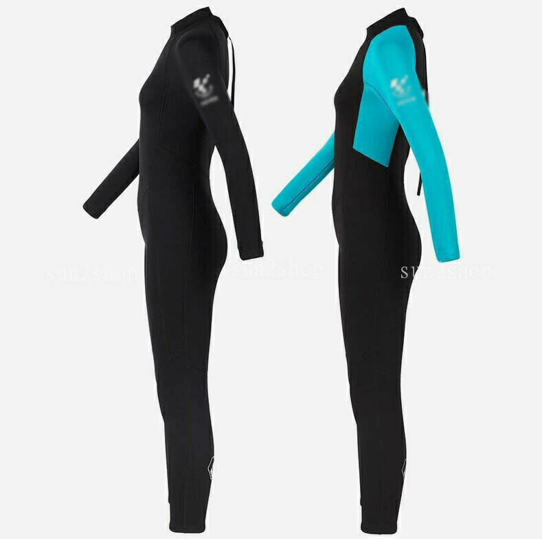 3mm ウェットスーツ 女性 バックジップ ダイビング マリンスポーツ 連体水着 プロ ...
