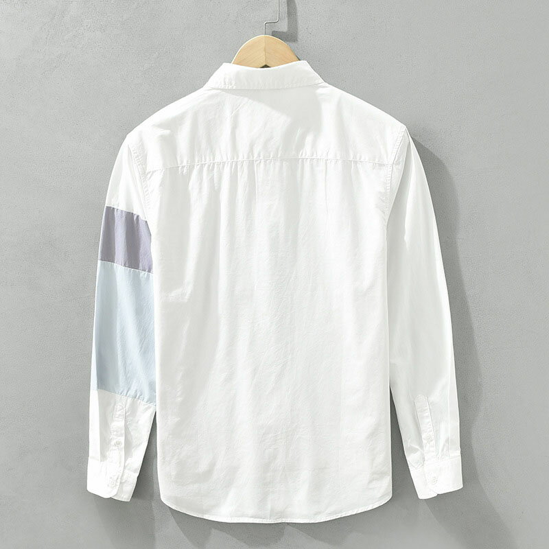 シャツメンズ長袖カジュアル M L XL 2XL 3XL 父の日 ゆるシルエット クールビズ ワイドシャツ おしゃれ オシャレ 綿混 秋服 オシャレ 春服 紳士 ボタンダウンシャツ チュニック カジュアルシャツ