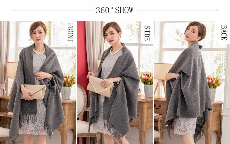 あべ商会　楽天市場店の結婚式 ボレロ ショール ウェディング レディース ファーケープ パーティー ワインレッド 大判ストール フェイクファー お呼ばれ 30代 40代 50代 60代｜アングル2